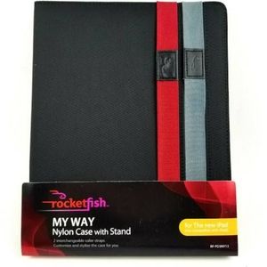 Rocketfish MY WAY Nylon Case/Stand for iPad/Tablet COVER FOLIO up to 9.4 x 7.25